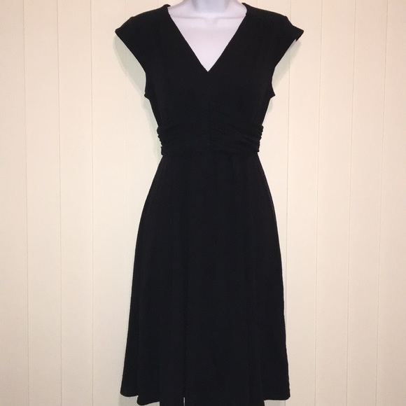 Mossimo Supply Co. Dresses & Skirts - V-Neck Black Mossimo Cap Sleeve Empire Waist Dress